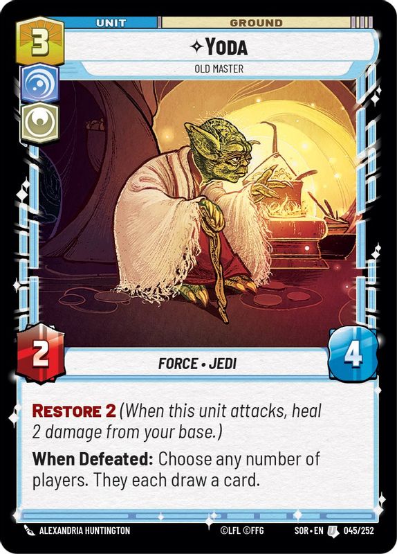 Yoda - Old Master - 045/252 - Uncommon