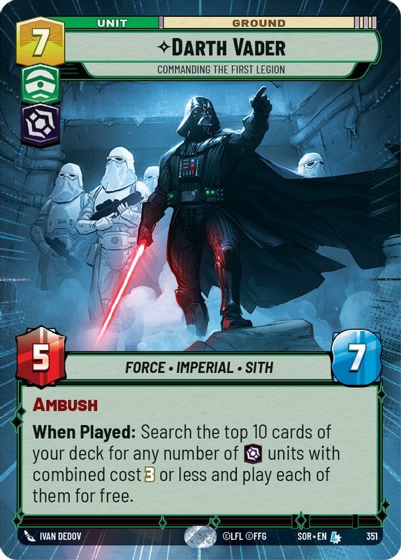 Darth Vader - Commanding the First Legion (Hyperspace) - 351 - Legendary