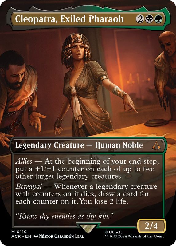 Cleopatra, Exiled Pharaoh (Borderless) - 119 - Mythic