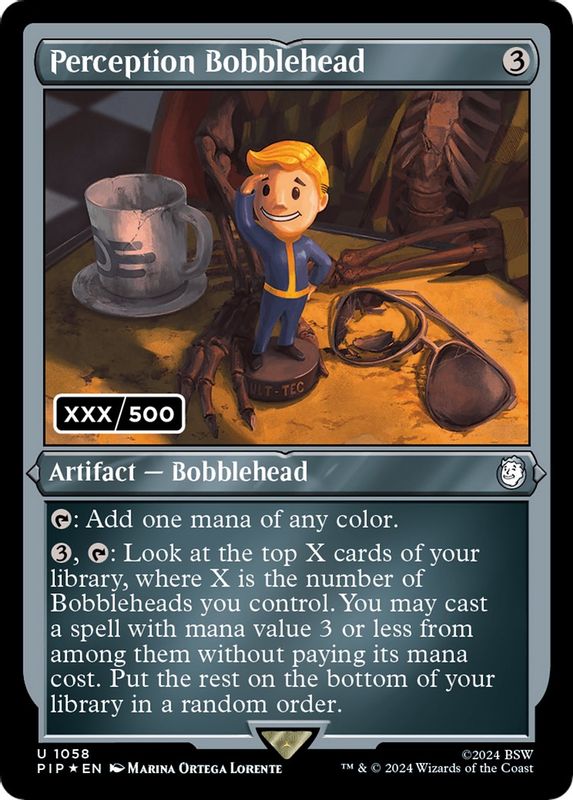 Perception Bobblehead (Serial Numbered) - 1058 - Uncommon