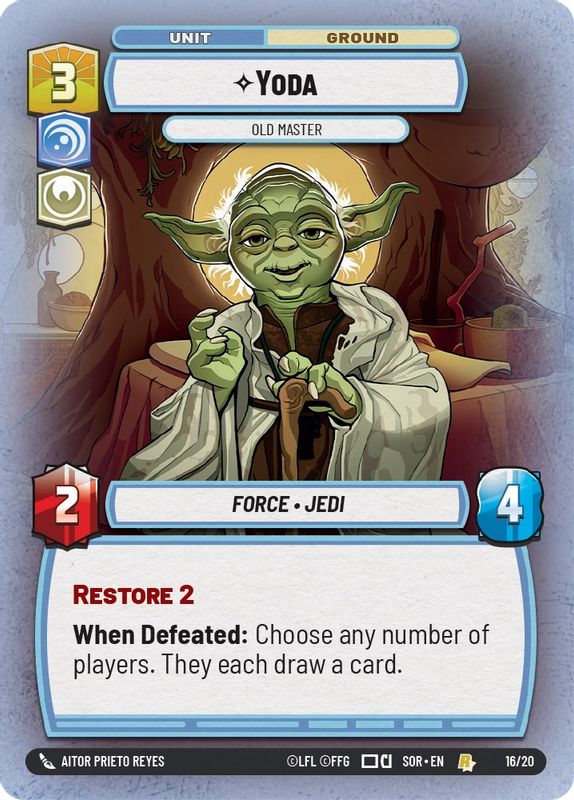 Yoda - Old Master - 16/20 - Rare