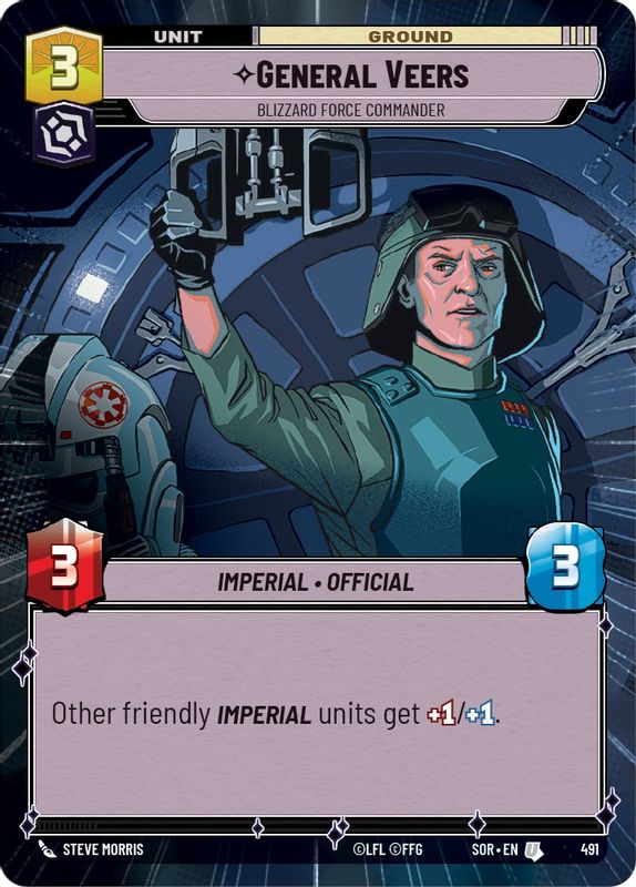 General Veers - Blizzard Force Commander (Hyperspace) - 491 - Uncommon