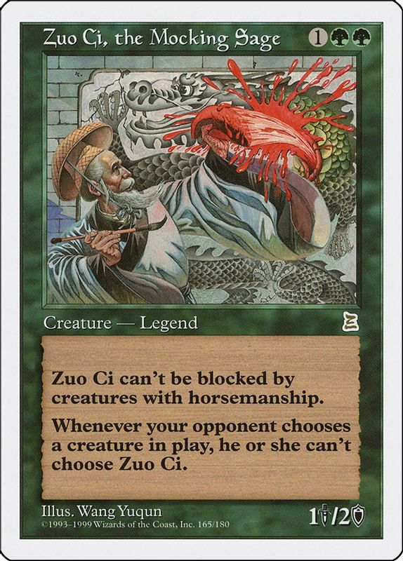 Zuo Ci, the Mocking Sage - Rare