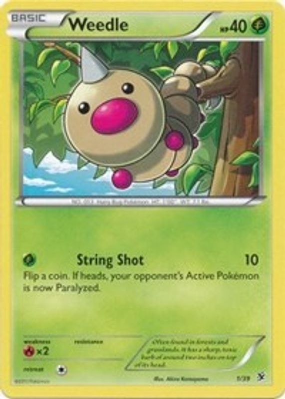 Weedle - 1/39 - Common