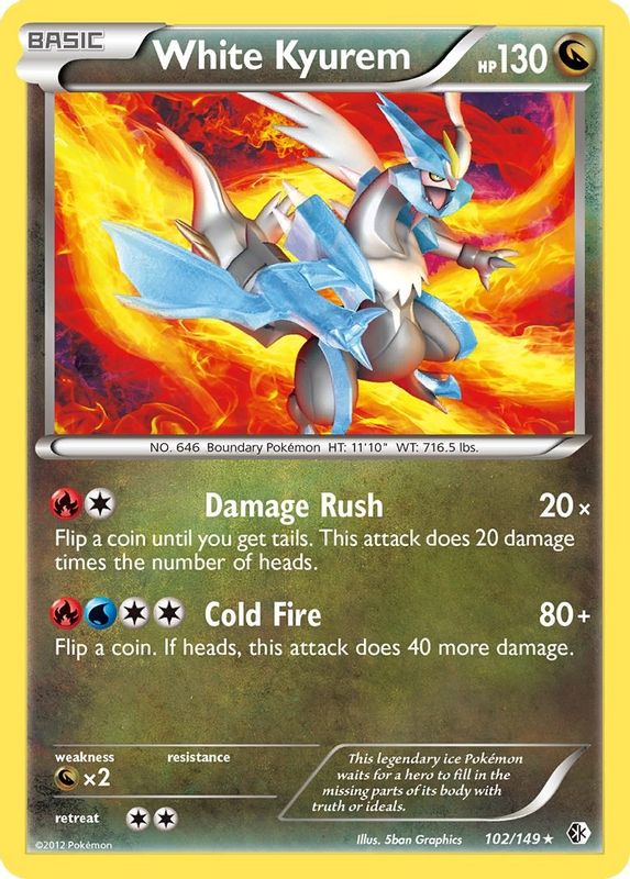 White Kyurem - 102/149 - Rare