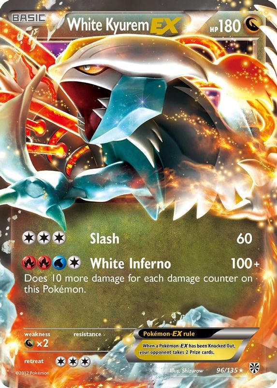 White Kyurem EX - 96/135 - Ultra Rare