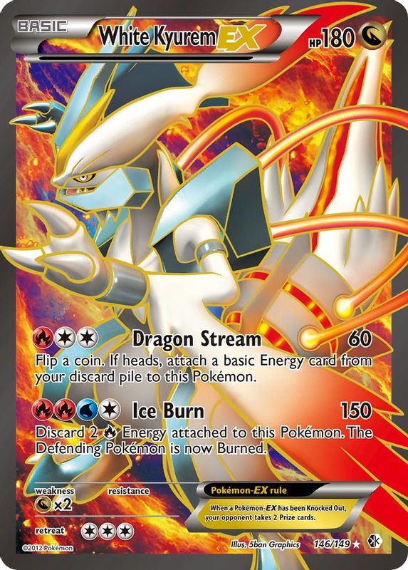 White Kyurem EX (146 Full Art) - 146/149 - Ultra Rare