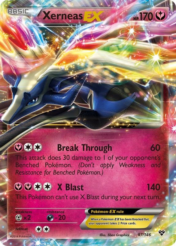Xerneas EX - 97/146 - Ultra Rare