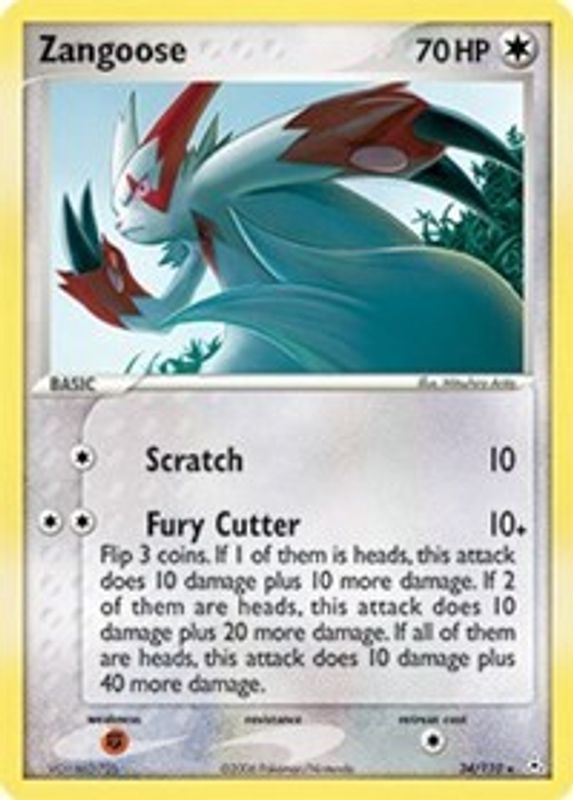 Zangoose - 034/110 - Rare