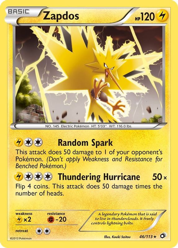 Zapdos - 46/113 - Holo Rare