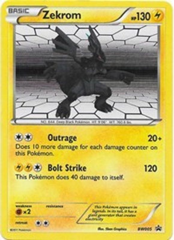 Zekrom - BW005 - BW005 - Promo