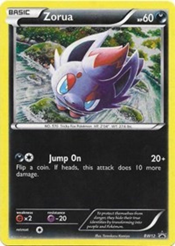 Zorua - BW12 - BW12 - Promo