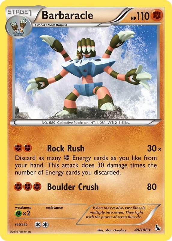Barbaracle - 49/106 - Rare