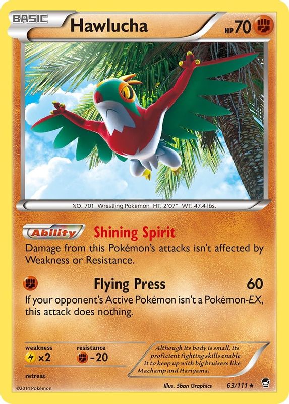 Hawlucha - 63/111 - Holo Rare