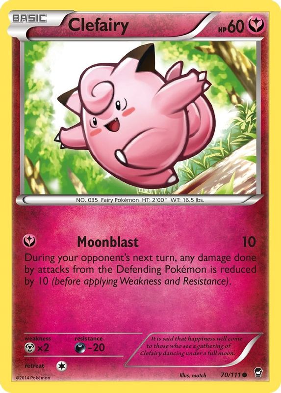 Clefairy (70) - 70/111 - Common