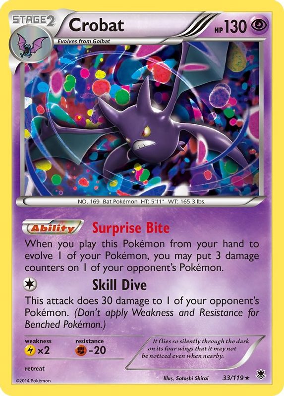 Crobat - 33/119 - Rare