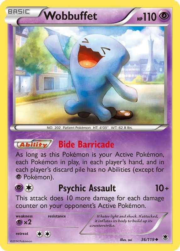 Wobbuffet - 36/119 - Uncommon