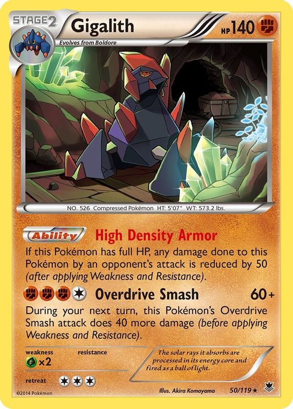Gigalith - 50/119 - Holo Rare
