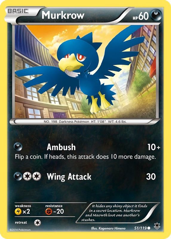 Murkrow - 51/119 - Common