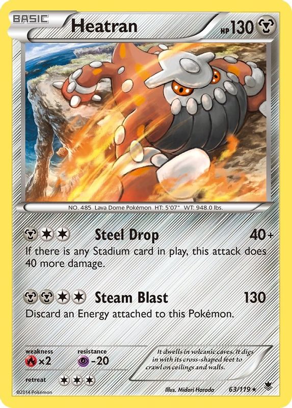 Heatran - 63/119 - Holo Rare