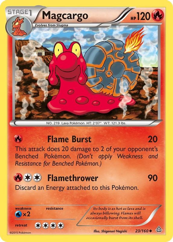 Magcargo - 23/160 - Uncommon