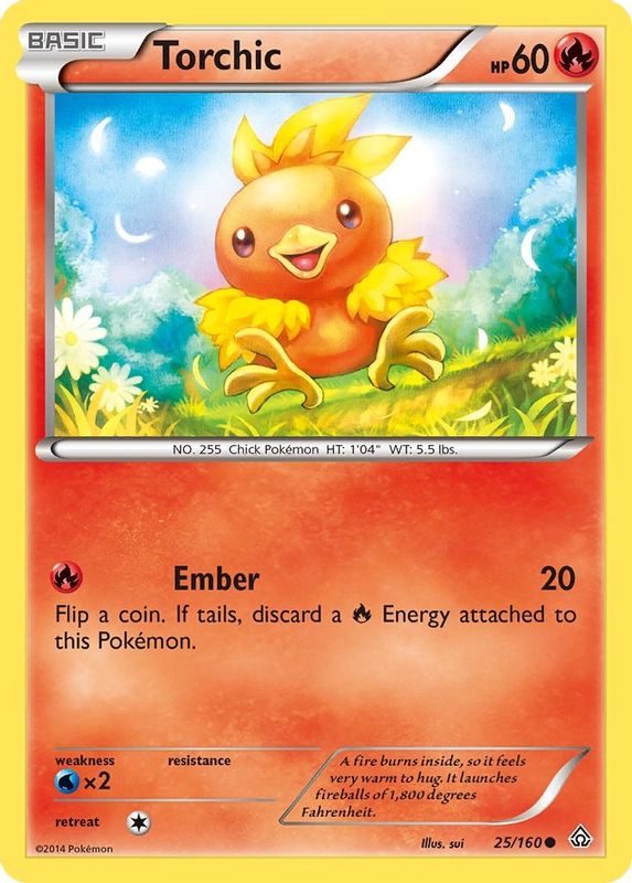 Torchic - 25/160 - Common