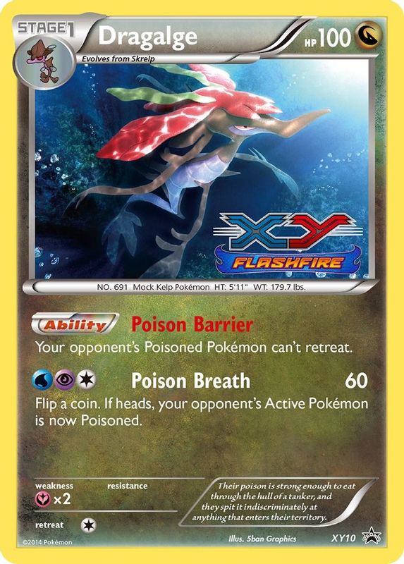Dragalge - XY10 (Prerelease Promo) - XY10 - Promo