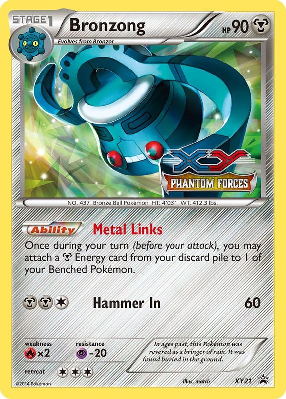 Bronzong - XY21 (Prerelease Promo) - XY21 - Promo