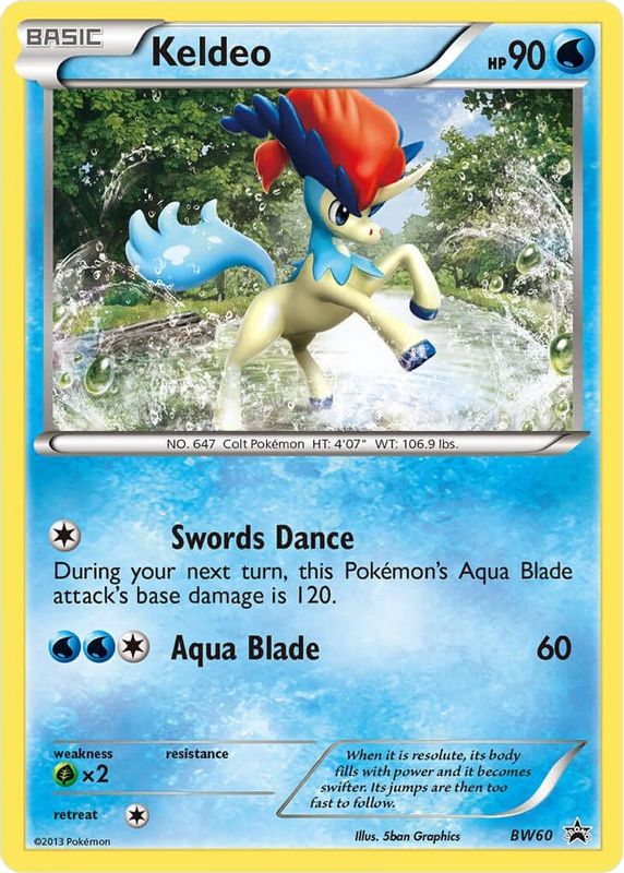 Keldeo - BW60 - BW60 - Promo