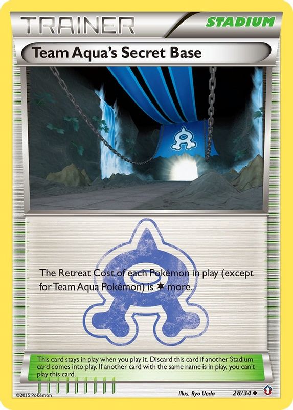 Team Aqua's Secret Base - 28/34 - Uncommon