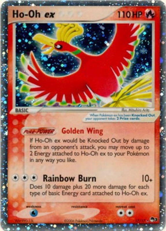 Ho-Oh ex (Holo) - 017/017 - Ultra Rare