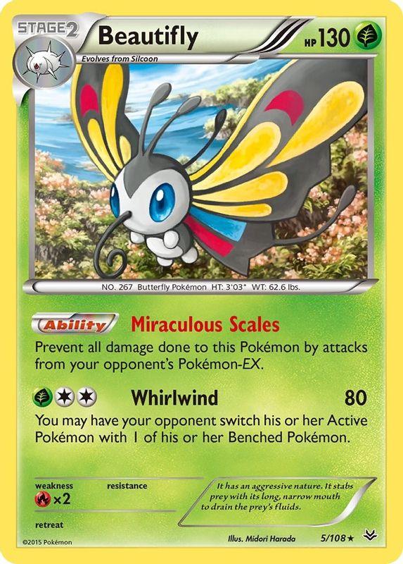Beautifly - 5/108 - Holo Rare