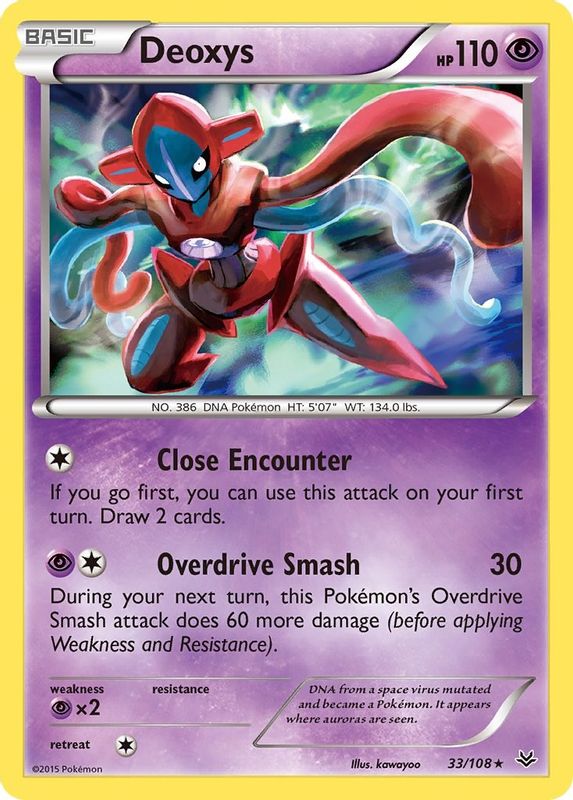 Deoxys - 33/108 - Holo Rare