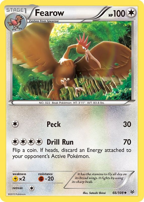 Fearow - 66/108 - Uncommon