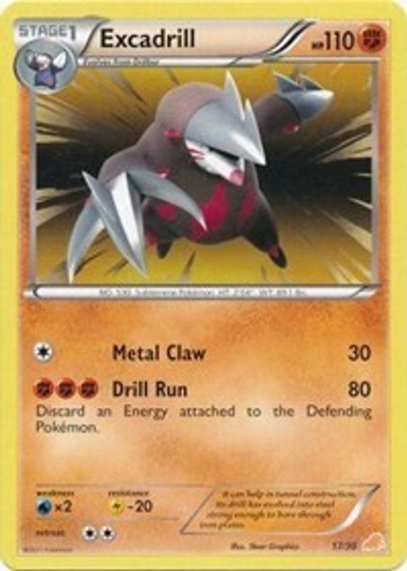 Excadrill (#17 Non-Holo) - 17/30 - Common