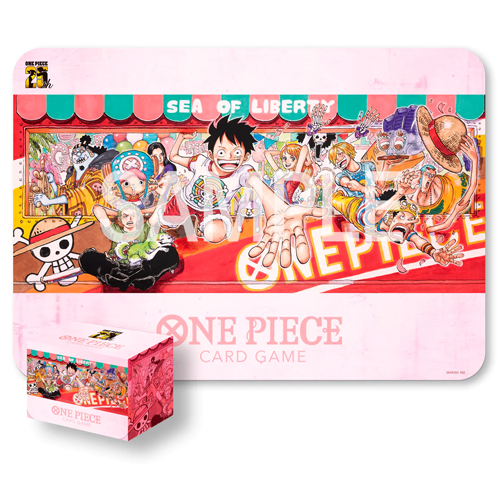 One Piece - Playmat/Card Case Bundle Set 25th Anniversary Edition (Pre-Order)